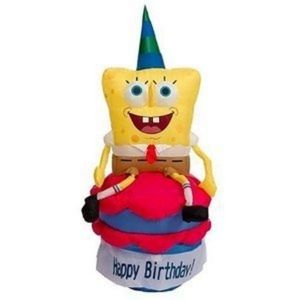 Nickelodeon Spongebob Happy Birthday Inflatable - 4ft Tall - In Original Package